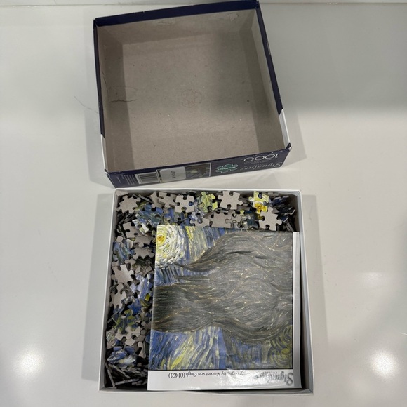 Buffalo Starry Night Vincent Van Gogh Signature Collection Matte Finish Puzzle - Picture 8 of 14